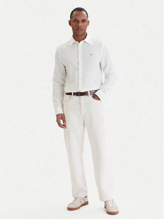 Tommy Jeans Tommy Jeans Särk DM0DM22761 Ekrüüvärv Regular Fit