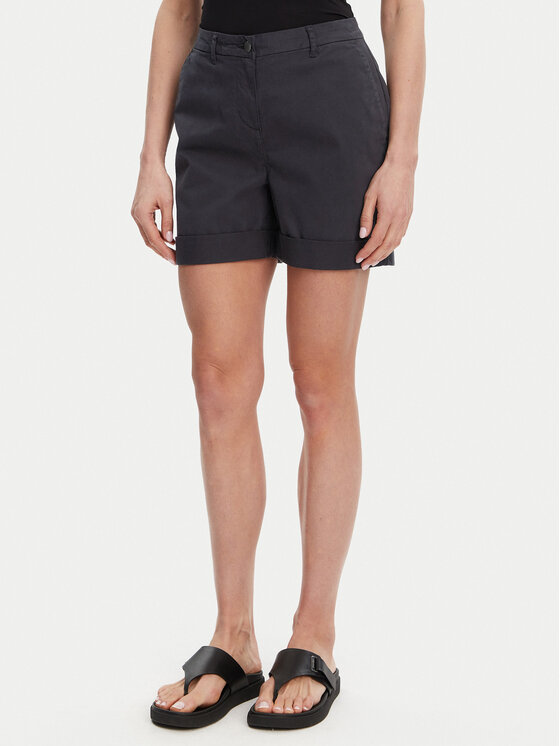 Barbour Barbour Šortky z materiálu LST0022NY73 Tmavomodrá Regular Fit