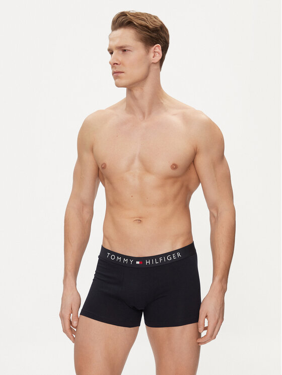 Tommy Hilfiger Tommy Hilfiger Set di 3 boxer UM0UM03180 Blu scuro