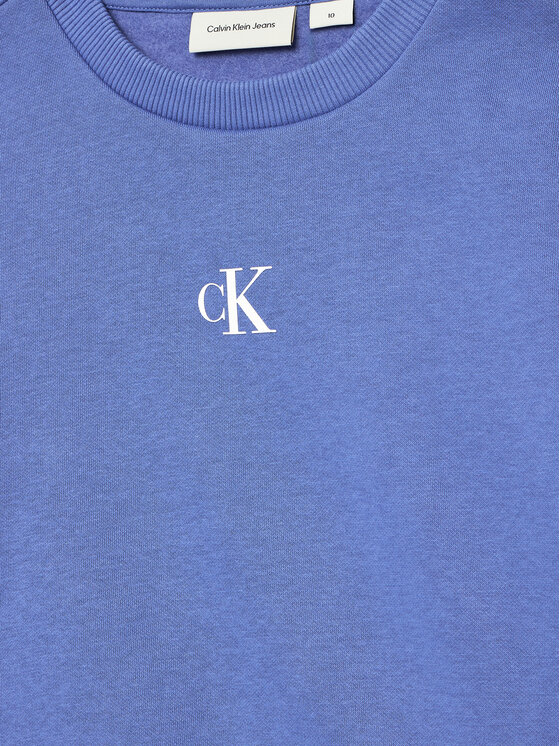 Calvin Klein Jeans Calvin Klein Jeans Majica dugih rukava Logo IG0IG02639 Plava Regular Fit