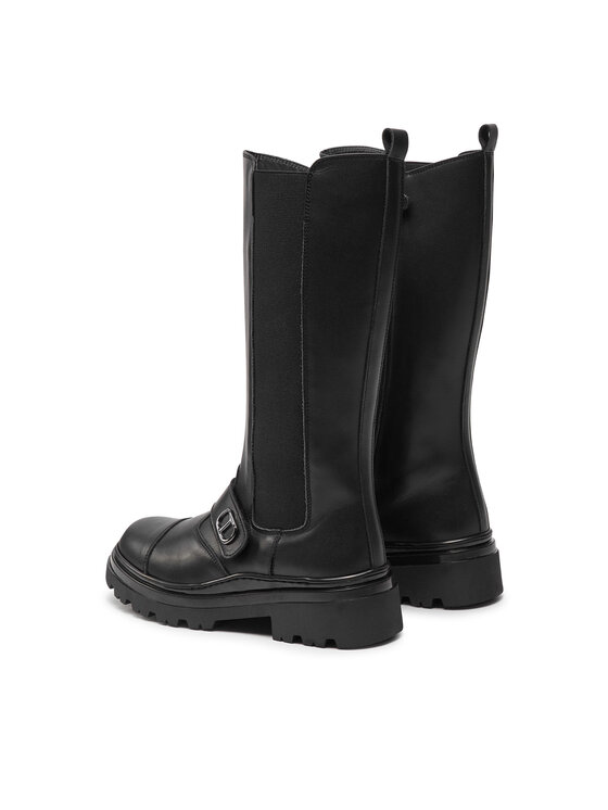 TWINSET TWINSET Zimske čizme Chelsea 242GCJ S Crna