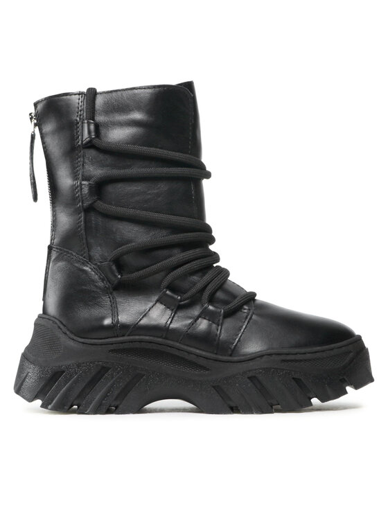 Inuikii Inuikii Škornji za sneg Trekking Lace Up 70107-110 Črna