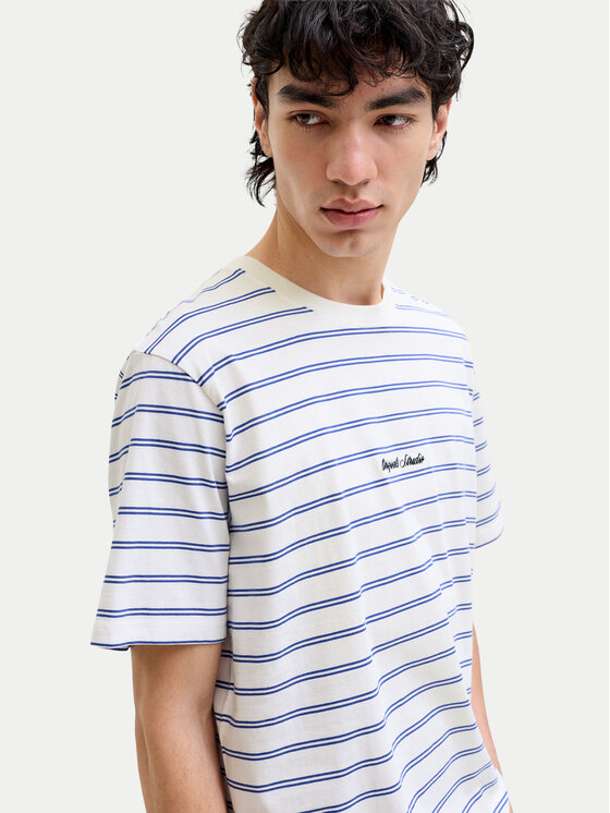 Jack & Jones Jack & Jones Póló Norrebro 12291021 Fehér Relaxed Fit