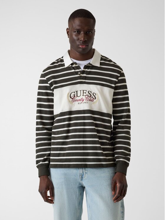 Guess Guess T-Shirt 183295 Zelená Classic Fit