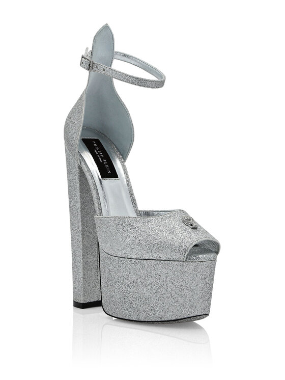 PHILIPP PLEIN PHILIPP PLEIN Szpilki 1329 Srebrny