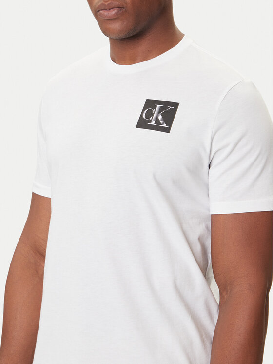 Calvin Klein Jeans Calvin Klein Jeans T-krekls Gradient Monogram LV04RC859G Balts Regular Fit