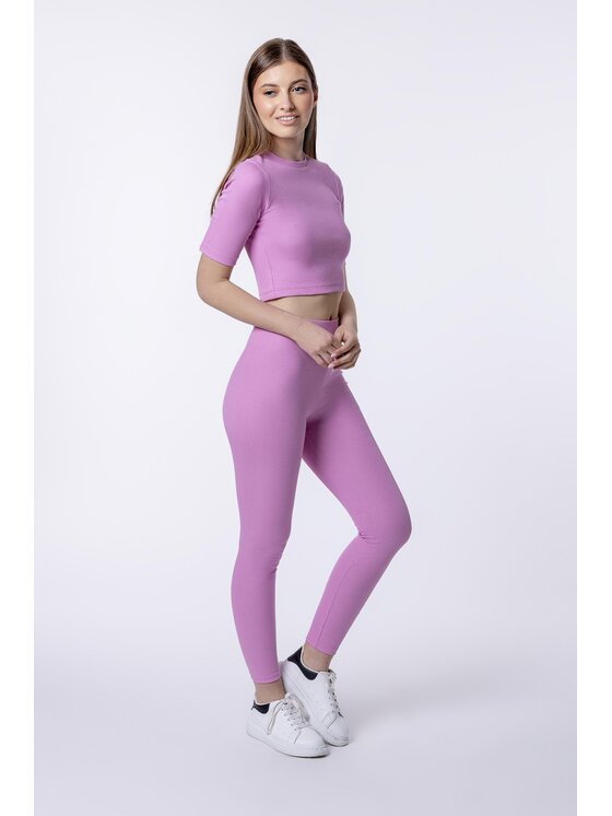 LAURELLA LAURELLA Bluzka 1UL019 Różowy Regular Fit