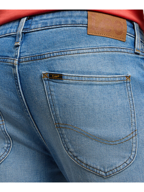 Lee Lee Jeansy 112349205 Niebieski Skinny Fit