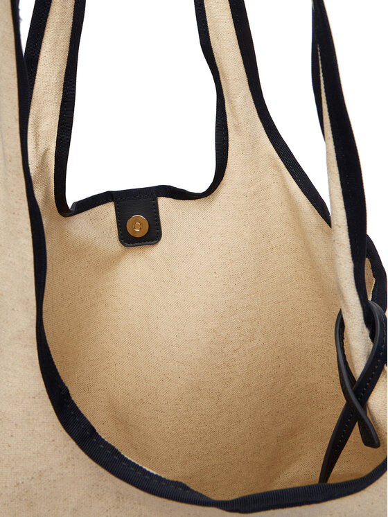 Tommy Hilfiger Tommy Hilfiger Táska Th Summer Tote Canvas AW0AW18398 Fehér