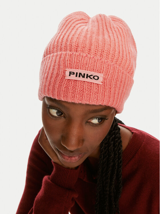 PINKO Pinko Kapa Lambkin Cuffia AI 24-25 BLK01 104489 A1CH Koraljna