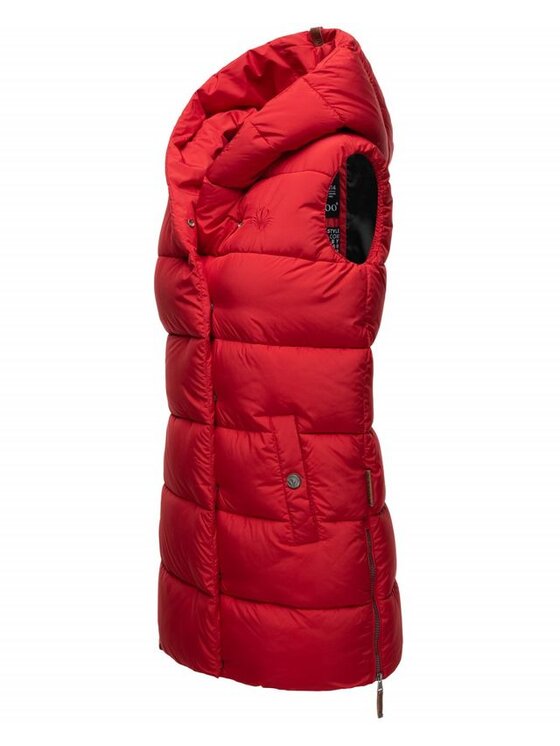 Navahoo Navahoo Bezrękawnik Madilynaa Czerwony Casual Fit