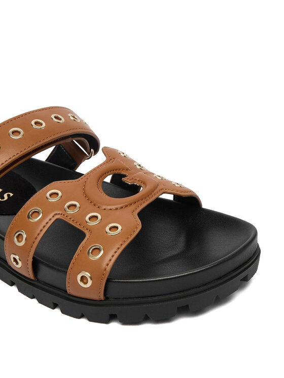 Guess Guess Šlepetės FLPFAS ELE03 Ruda