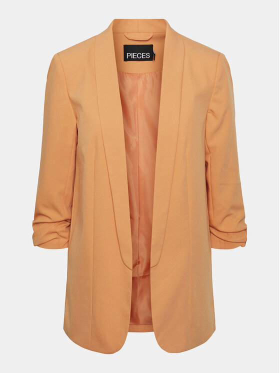 Pieces Pieces Marynarka Bosella 17090996 Pomarańczowy Regular Fit