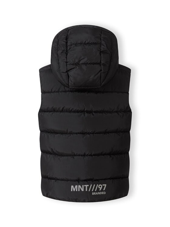 minoti minoti Kamizelka 19gilet45 Czarny Regular Fit