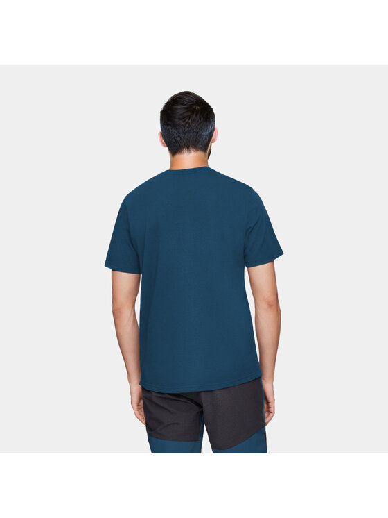 Alpinus Alpinus T-Shirt Tokat Niebieski Regular Fit