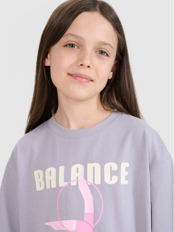 4F 4F T-shirt 4FJRSS25TTSHF2646-25S Grigio Oversize