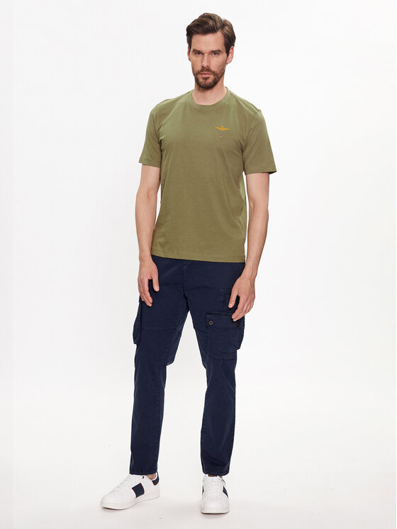 Aeronautica Militare Aeronautica Militare T-Shirt 231TS1580J372 Πράσινο Regular Fit