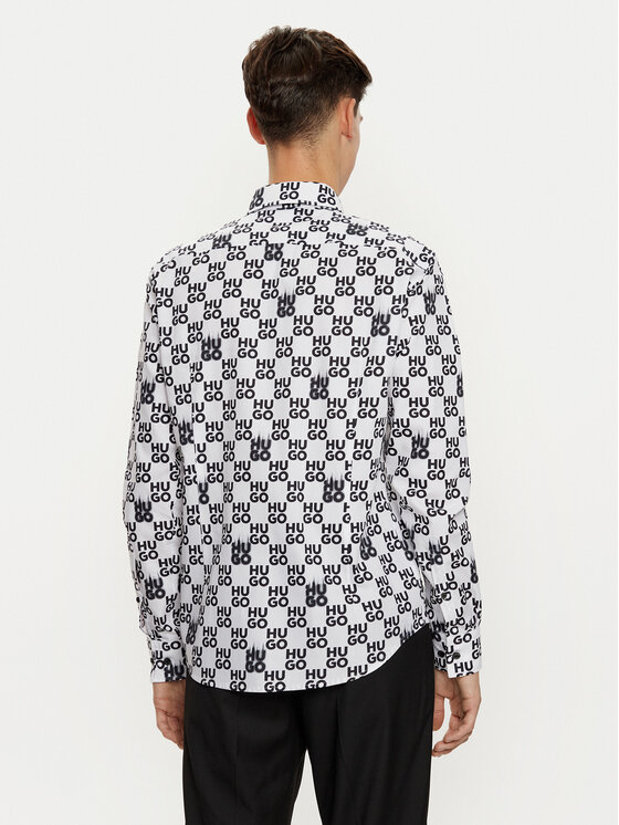 HUGO Hugo Cămașă Ermo 50534257 Alb Slim Fit