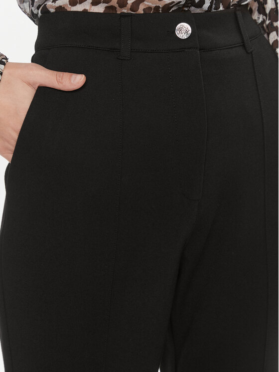 Guess Guess Kalhoty z materiálu W4RB28 KBJP2 Černá Boot Fit