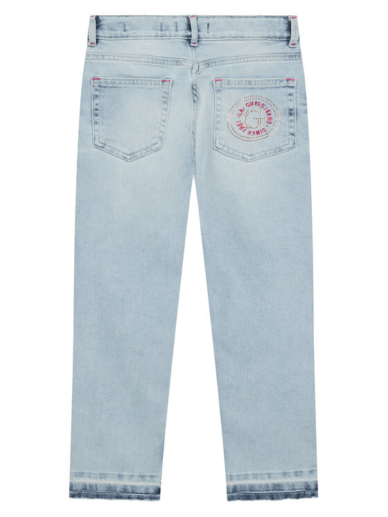 Guess Guess Jeans hlače J5GA05 D5NK0 Modra Regular Fit