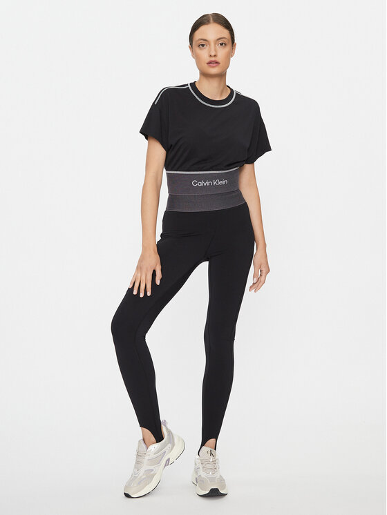 Calvin Klein Performance Calvin Klein Performance T-shirt 00GWF3K147 Crna Regular Fit