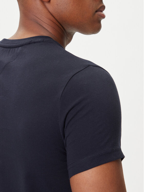 Tommy Hilfiger Tommy Hilfiger Tričko Core Logo Tee MW0MW11465 Tmavomodrá Slim Fit