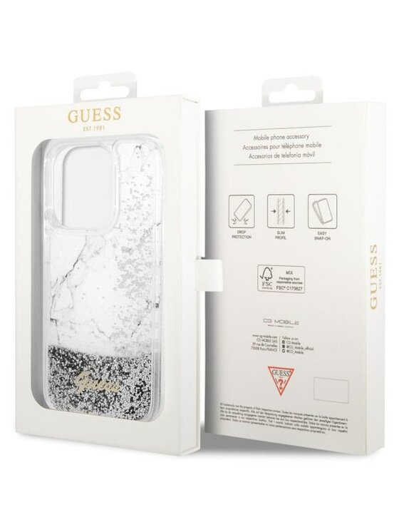 Guess Guess Etui na telefon iPhone 14 Pro Biały