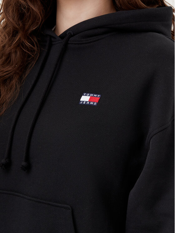 Tommy Jeans Tommy Jeans Pulóver Badge DW0DW19414 Fekete Boxy Fit