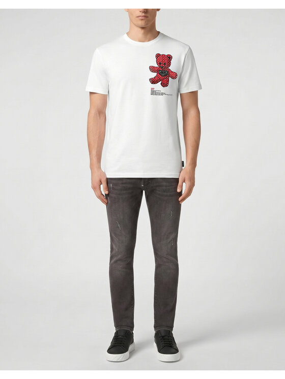 PHILIPP PLEIN PHILIPP PLEIN Tričko 31617 Biela Regular Fit