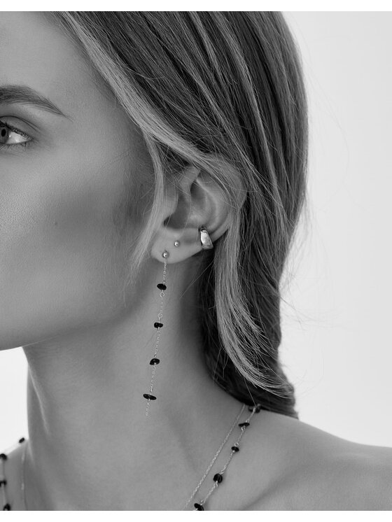Alicja&Maria Jewellery Alicja&Maria Jewellery Nausznica Wide Band Silver Srebrny
