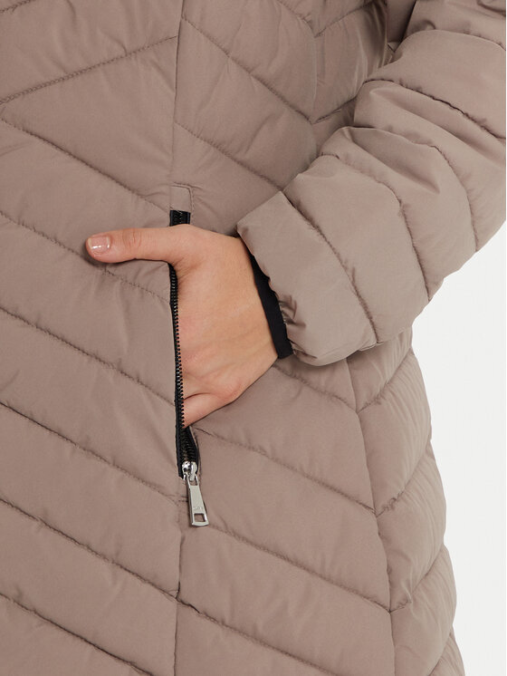 DKNY DKNY Winterjacke DLEMPN46 Beige Slim Fit