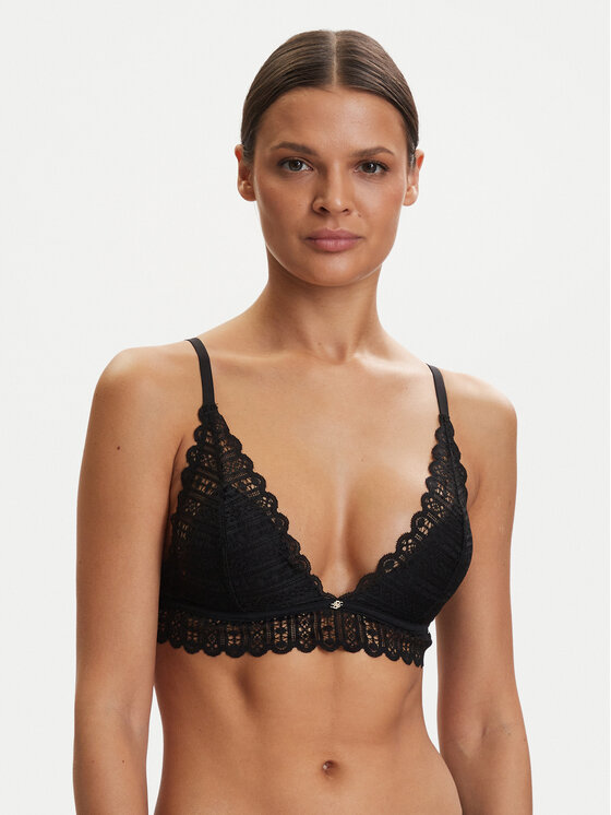 BOSS BOSS Reggiseno Bralette Guipure 50561120 Nero