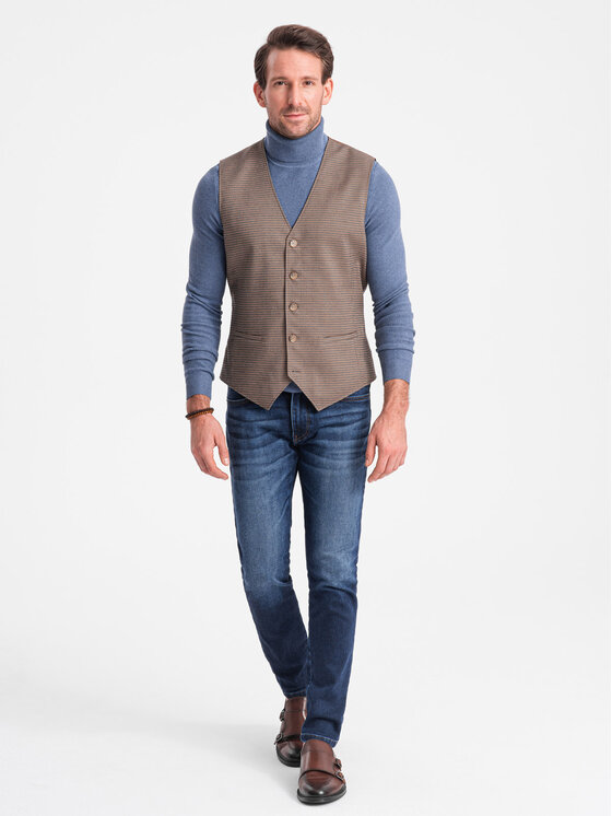 Ombre Ombre Vesta OM-BLZV-0111 Hnědá Fitting Fit