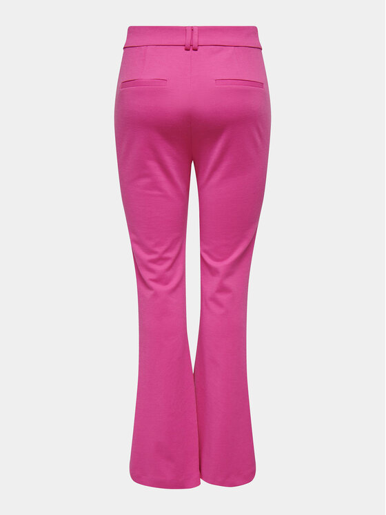 ONLY ONLY Hlače Peach 15298660 Ružičasta Flared Fit