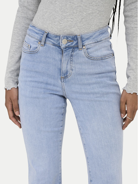 ONLY ONLY Jeans hlače Onlblush 15358364 Svetlo modra Flare Fit