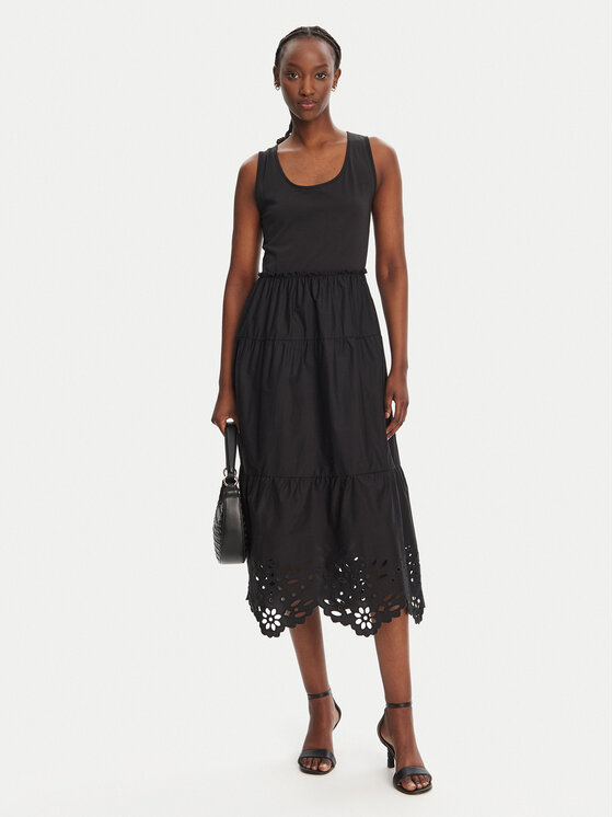 Liu Jo Liu Jo Літня сукня WA5166 T4853 Чорний Regular Fit