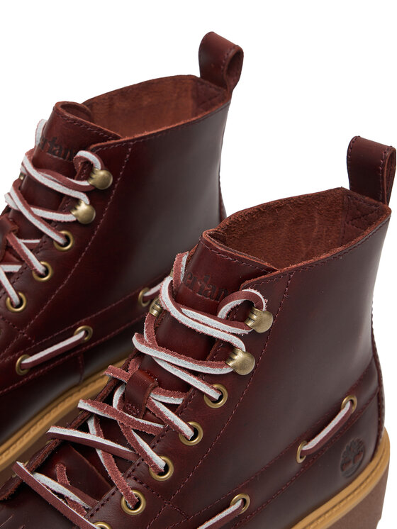 Timberland Timberland Šnurovacia obuv Stone Street Mid TB0A27YZEIW1 Bordová
