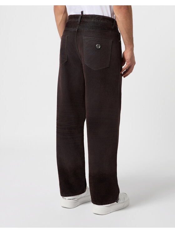 PHILIPP PLEIN PHILIPP PLEIN Džínsy 31238 Čierna Loose Fit