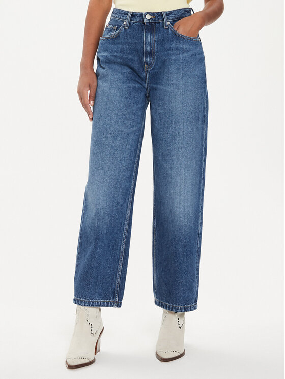 Tommy Hilfiger Blugi WW0WW42191 Albastru Relaxed Fit
