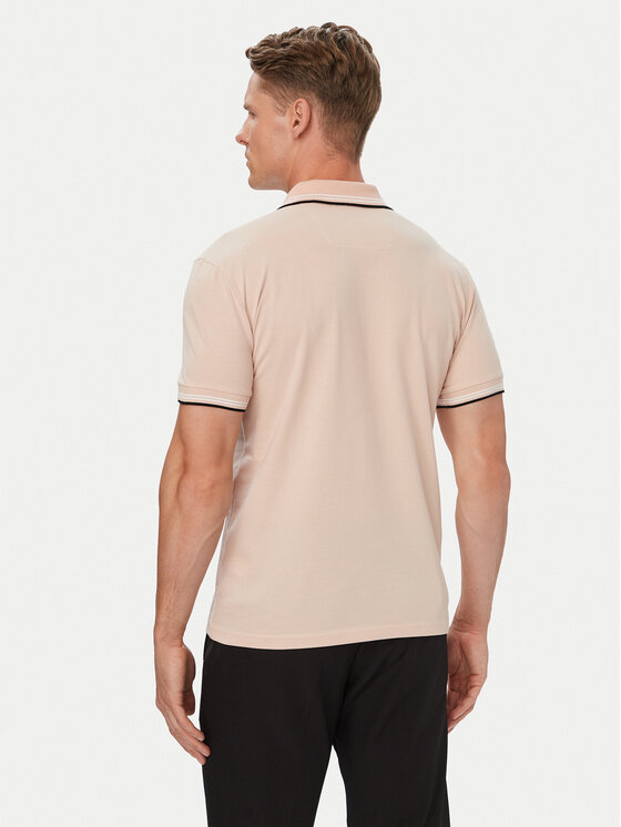 BOSS BOSS Polo Paul 50506193 Pomarańczowy jasny Regular Fit