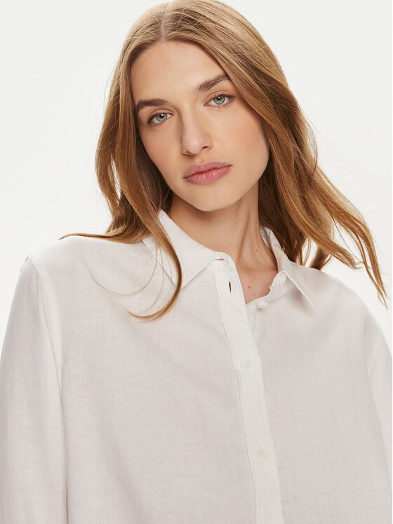 Vero Moda Vero Moda Koszula Linn 10305085 Biały Relaxed Fit
