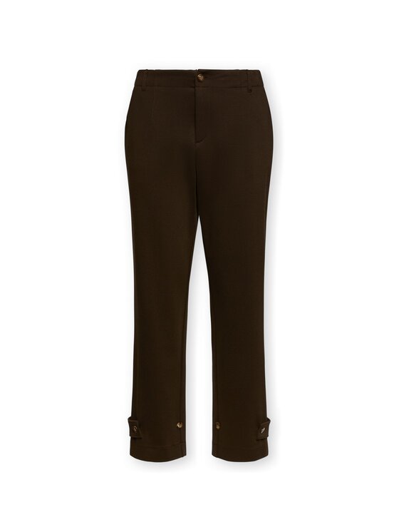 Elena Mirò Elena Mirò Pantaloni di tessuto P804P000579N0H2 Marrone Slim Fit