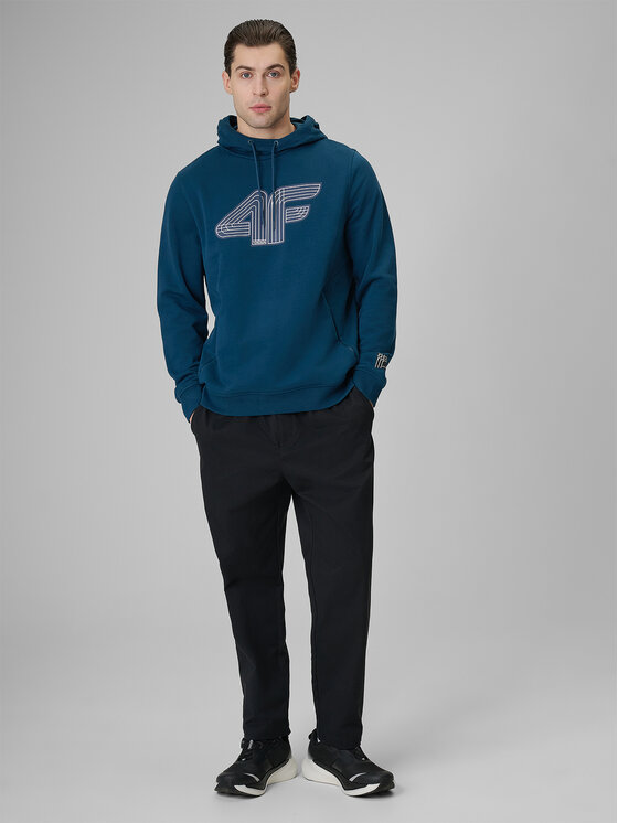 4F 4F Bluza COMMERCIAL 3 Turkusowy Regular Fit
