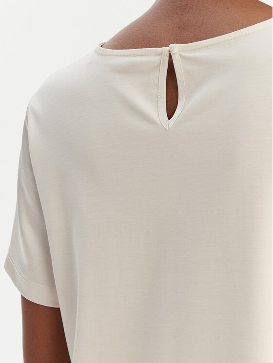 Weekend Max Mara Weekend Max Mara Blúz Zona 2615941011 Ekru Relaxed Fit