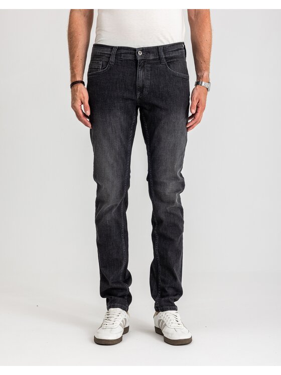 Mustang Mustang Jeansy OREGON TAPERED Czarny Slim Fit