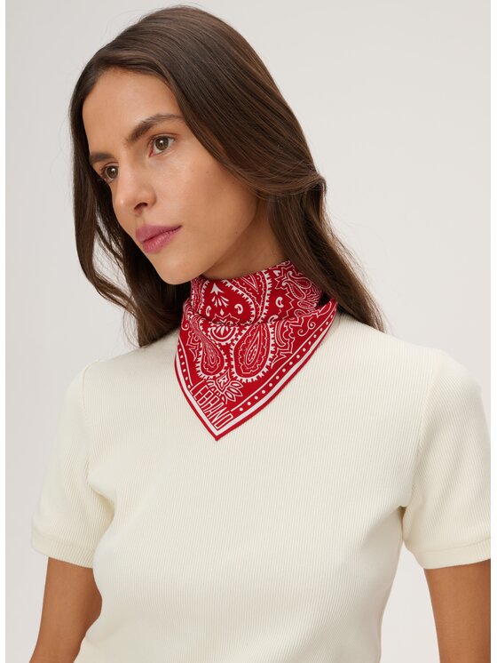 LEBRAND LEBRAND Chusta Bandana mini Czerwony