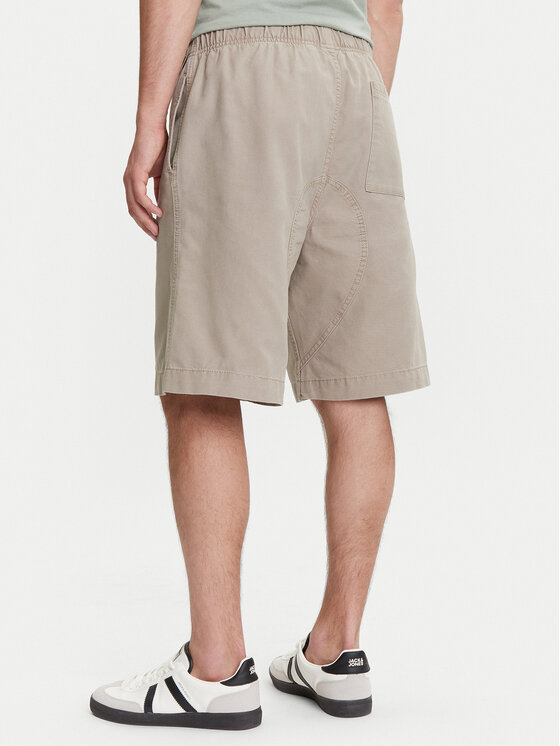 Jack & Jones Jack & Jones Bavlnené šortky Towen 12273685 Béžová Baggy Fit
