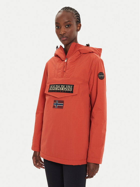 Damska Kurtka anorak Napapijri, Rozmiar XS, Pomarańczowa, Rainforest Wint NP0A4GM5