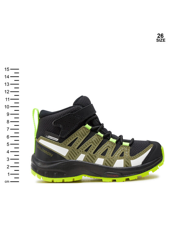 Salomon Salomon Παπούτσια πεζοπορίας Xa Pro V8 Mid Climasalomon™ Waterproof L47289600 Μαύρο