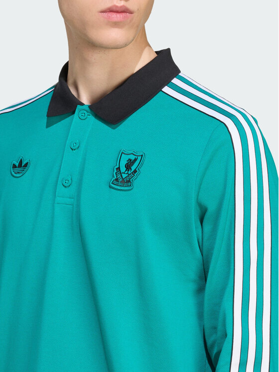 adidas adidas Polo 158321 Zielony Regular Fit